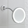 LED Makeup Mirror with Flexible Arm and Magnifier