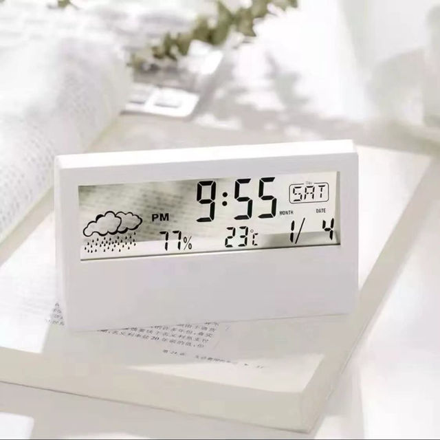 Minimalist digital clock