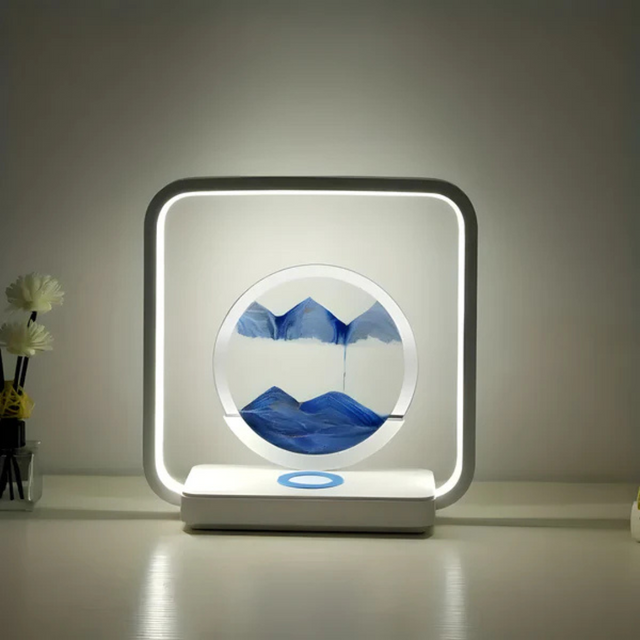 3D LED Night Light with Sand Stream