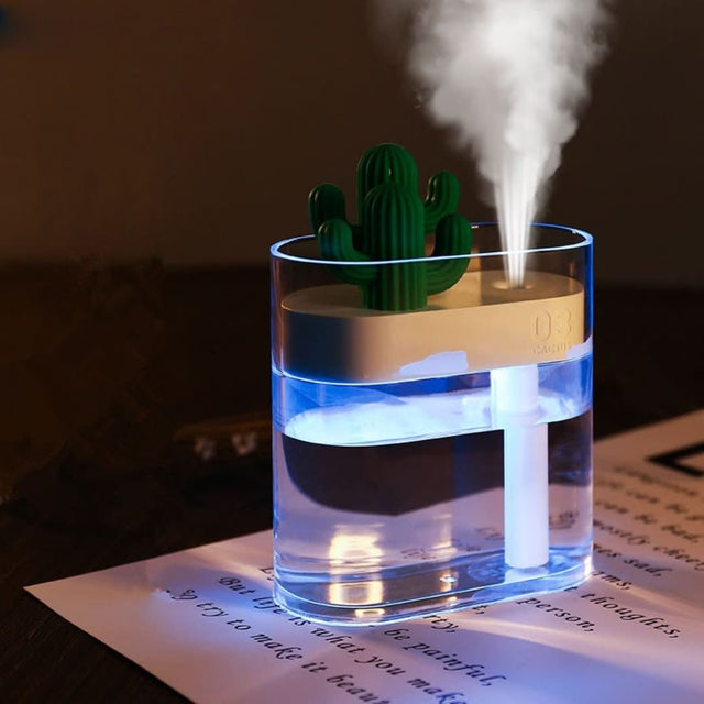 Ultrasound quiet air humidifier Cactus