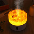 Salt Lamp Diffuser - USB Ultrasonic Essential Oil Humidifier with Himalayan Salt Crystals & Night Light