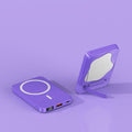 Powerbank with Integrated Cosmetic Mirror and Multifunctional Charging Port