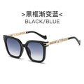 Ladies Designer Sunglasses with Elegant Metal Frame and Mirrored Lenses