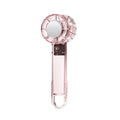 Ladies Portable Hand Fan with Integrated Mirror