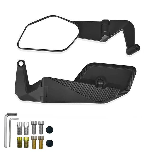 Motorcycle rearview mirror mounting kit