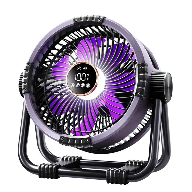 AEROLIA NightCool | 4-in-1 Fan & Night Light | 20000mAh Battery | Usable Hanging & Standing