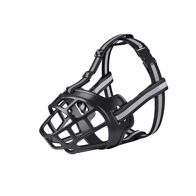 Reflective Dog Muzzle - Water-Friendly & Breathable