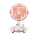 Household Cute Pet Fan USB Desktop Night Light Fan(Apricot) |