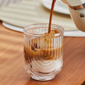American Ice Latte Glass Coffee Mug