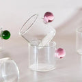 Treated Espresso Glass Cup Set of 2