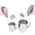 Professional portable coffee milk frother