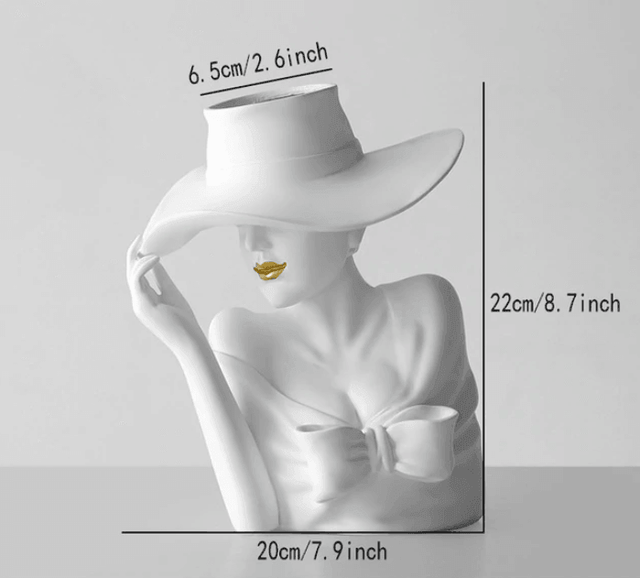 Resin Portrait Flower Pot