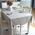 Woven Linen Tablecloth