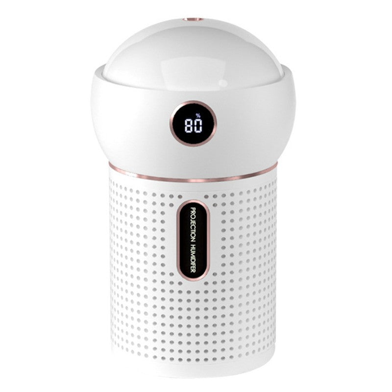 3-in-1 Portable Rechargeable Mini Humidifier, with 360¬∞ Dynamic Projection &amp; Night Light, for Home, Office &amp; Party