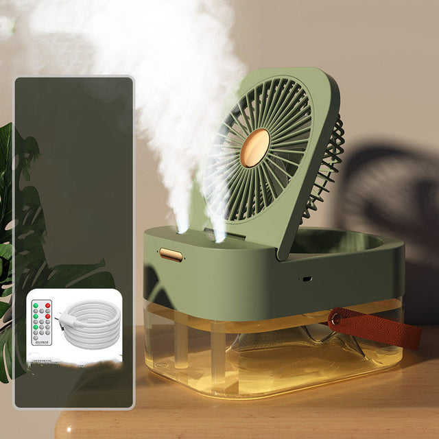 Portable Spray Fan With Night Light |