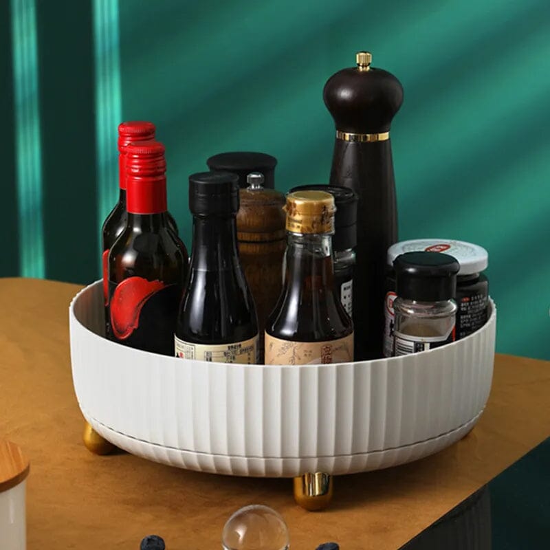 360° rotating storage bowl, spice rack