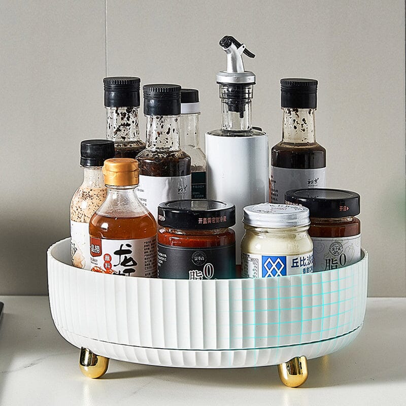 360° rotating storage bowl, spice rack