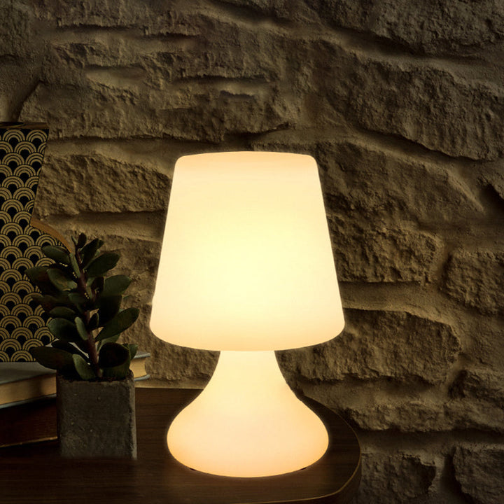 Modern Minimalist PE Cup Shape USB LED Table Lamp Night Light For Outdoor Patio |