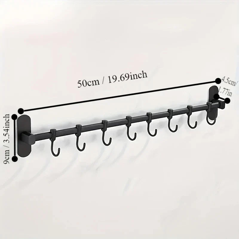 Storage shelf for kitchen utensils – versatile use – wall-mounted – storage shelf for pan lids and spatulas