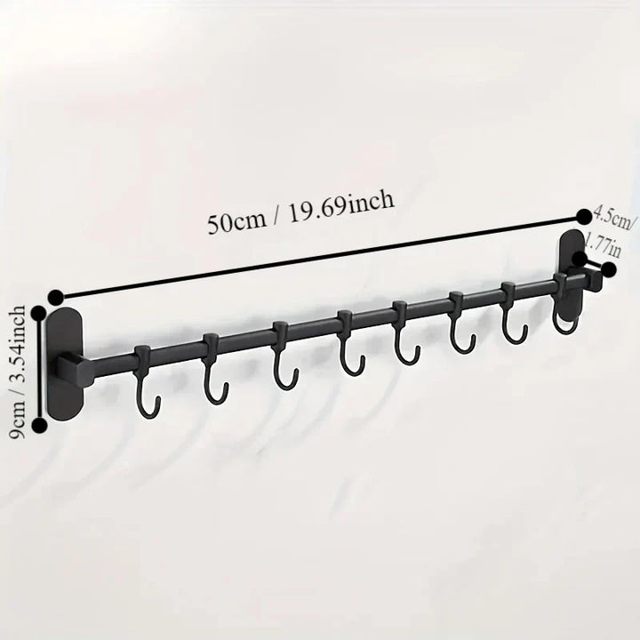 Storage shelf for kitchen utensils – versatile use – wall-mounted – storage shelf for pan lids and spatulas