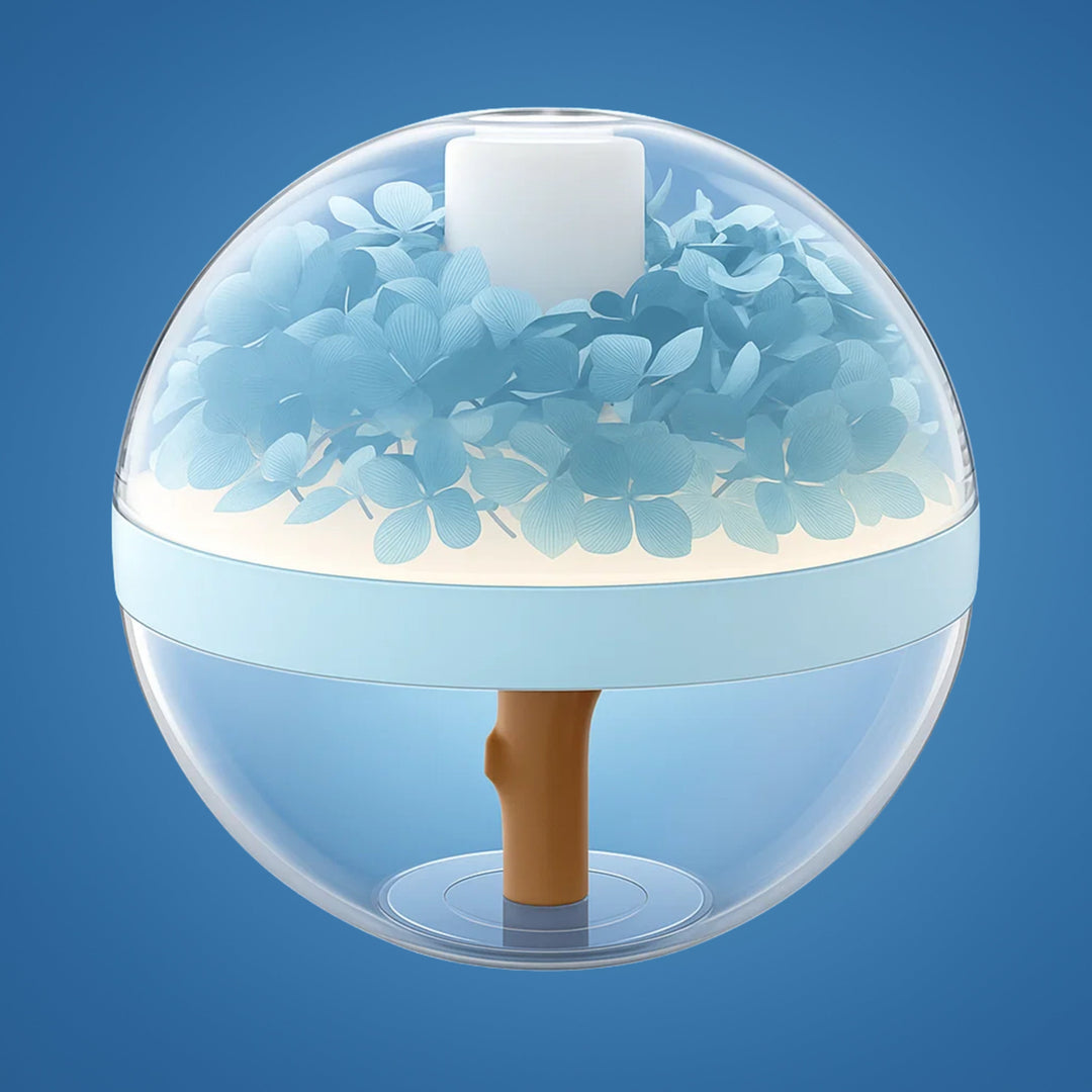 SereniGlow | Essential Oil Diffuser Humidifier – Ultrasonic Cool Mist – USB‑Rechargeable – LED Night Light for Bedroom &amp; Nursery