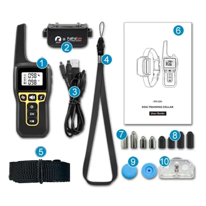 1000m Dog Training Collar – Waterproof, Rechargeable with Remote Control for Small, Medium &amp; Large Dogs