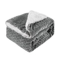 Women's cozy and warm fleece blanket with high collar