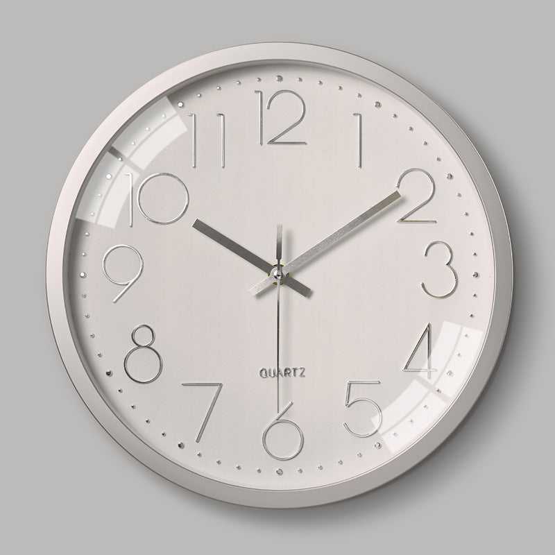 Simple Design 3D Silent Classroom Wall Clock 30 cm