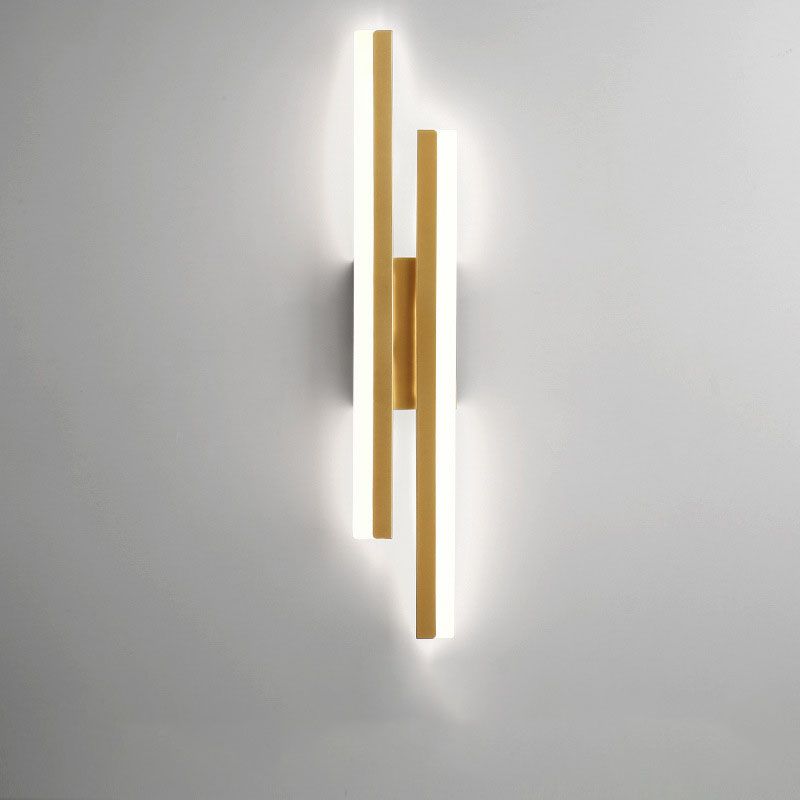 Alana Modern LED Wall Light - Elegant Black/Gold Wall Lighting for Living Room and Bedroom