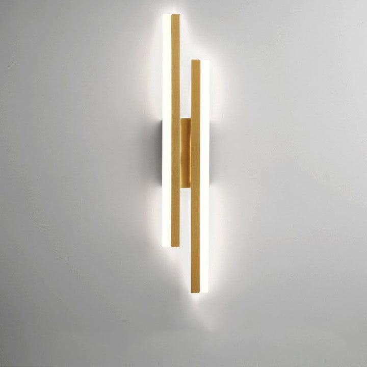 Alana Modern LED Wall Light - Elegant Black/Gold Wall Lighting for Living Room and Bedroom