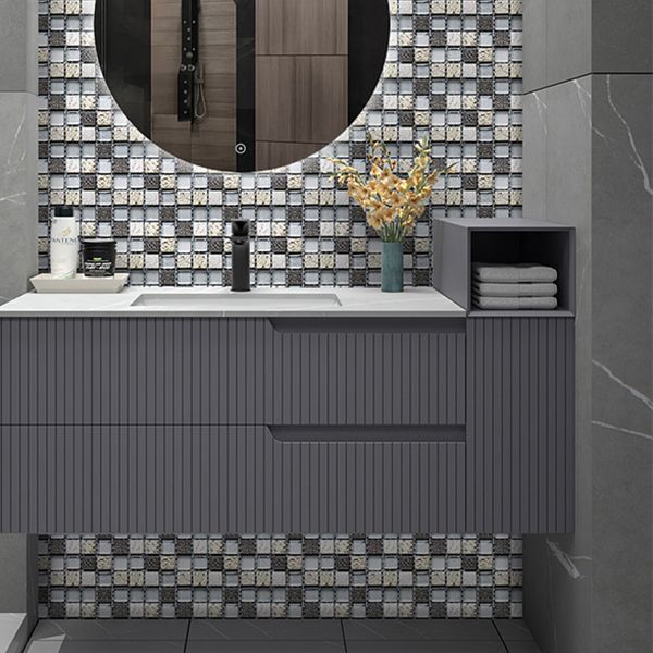 Mosaic tile for peeling and sticking Tile mirror kitchen Removable wall tile