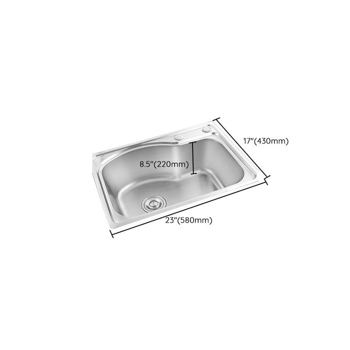 Modern bar prep mirror stainless steel with faucet workstation strip