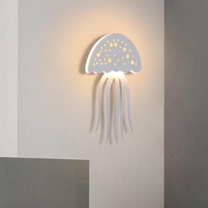 Modern creative 1-Light LED Jellyfish Wall Light