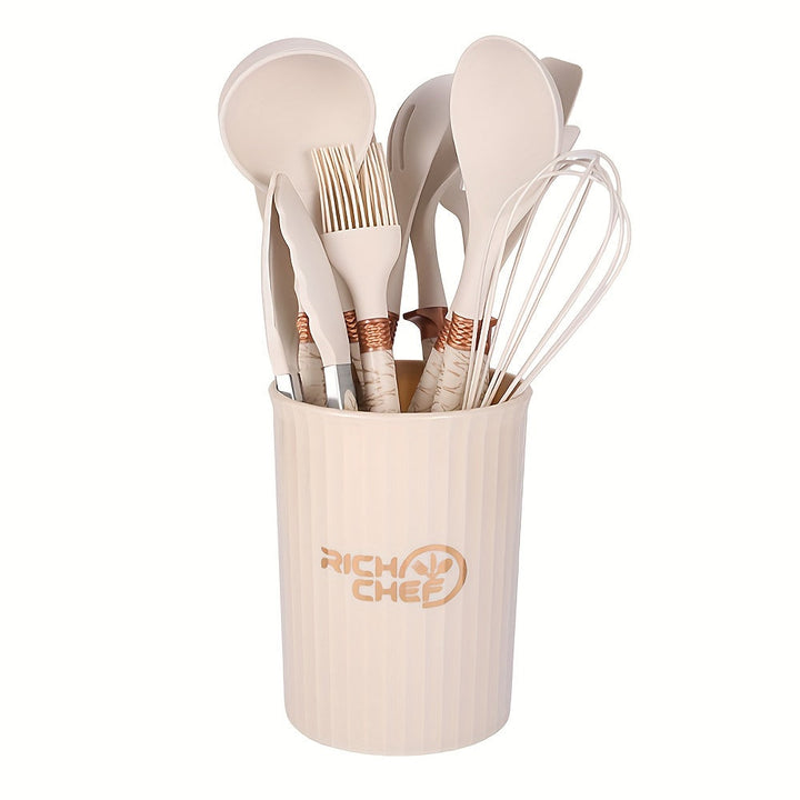 Cooking - Kitchen joy with the elegant silicone kitchen utensil set