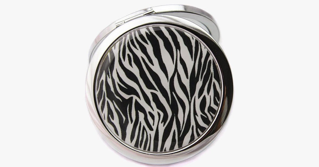 Safari Print Bag Mirror