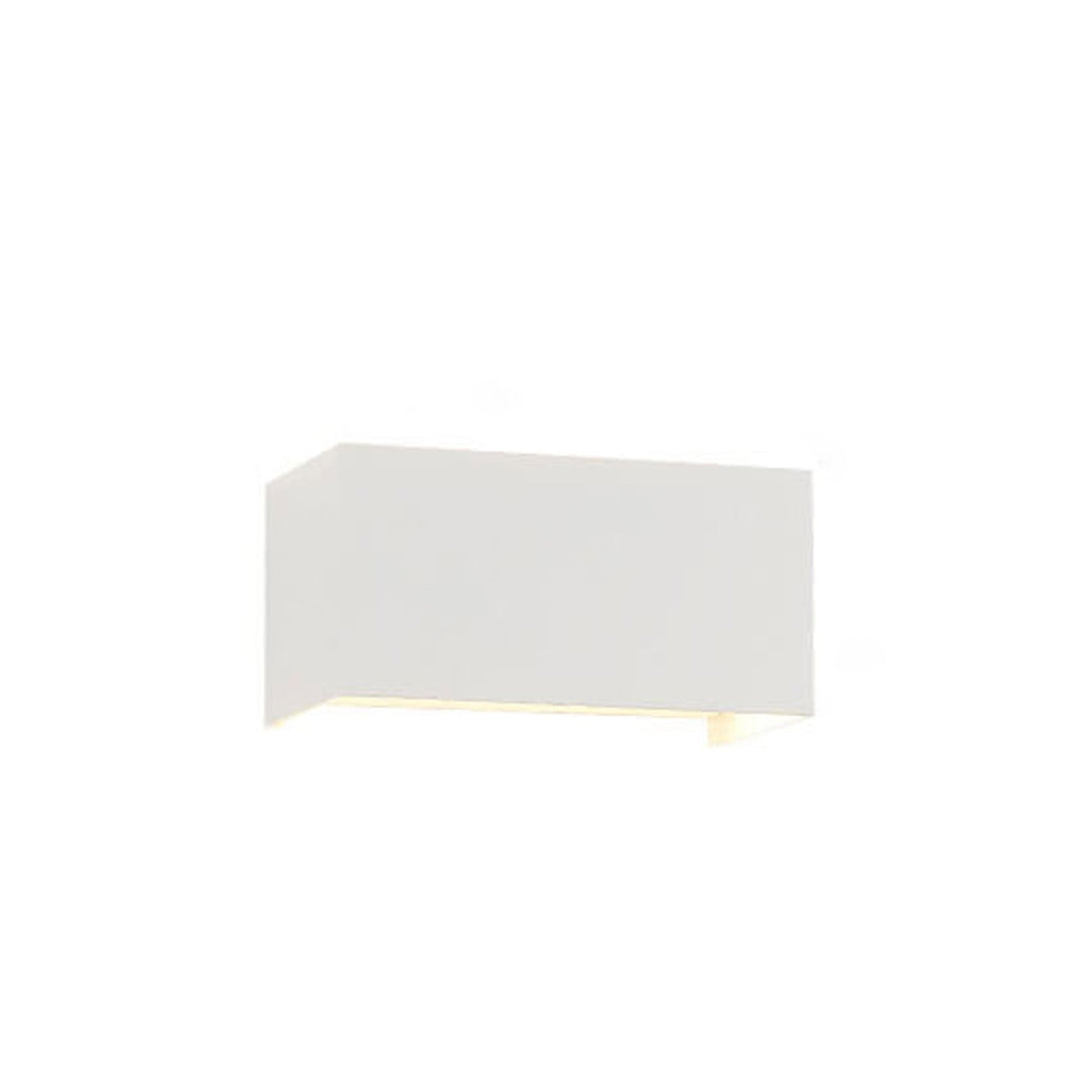 Modern waterproof rectangular LED wall light for outdoor use with up and down lighting