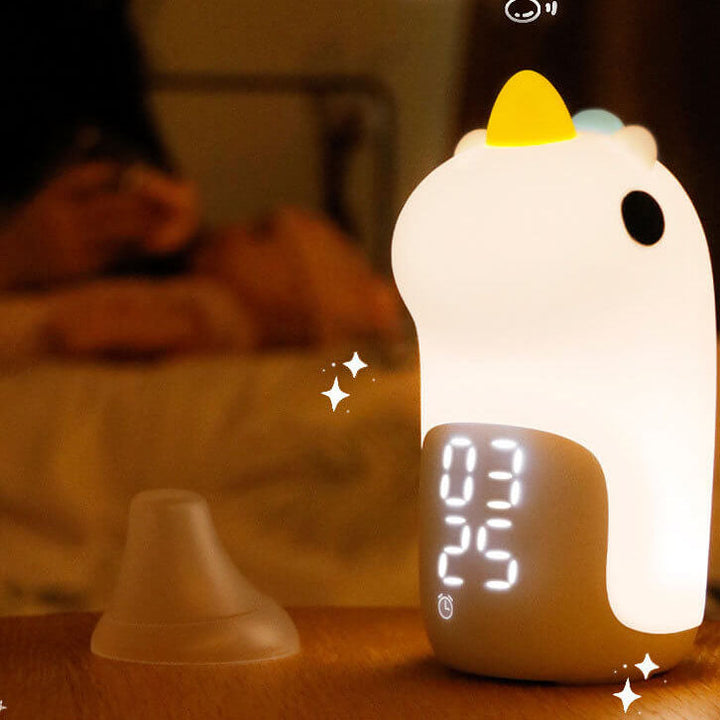 Unilora DreamLight Alarm Clock | Unicorn Design | Timer &amp; LED Night Light | Nursery Decor