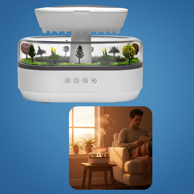 Dry-Air Relief – Quiet LED Night Light – Soothe Skin & Breathing – Calm Relaxing Sleep for Home & Bedroom
