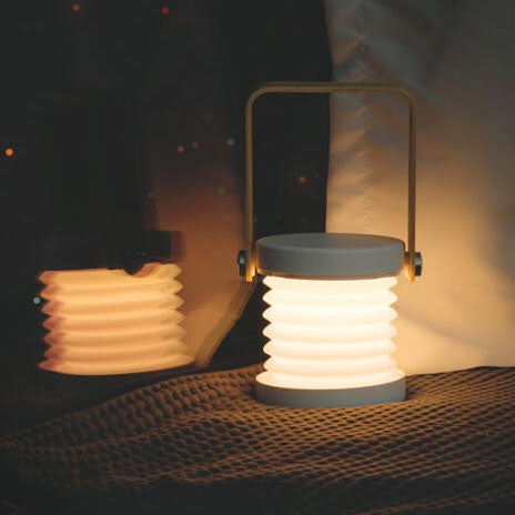 Lantern lamp night light creative foldable portable LED table lamp