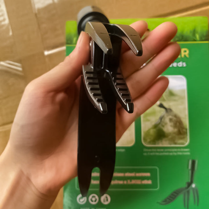 Stainless steel adjustable long handle removable weeder