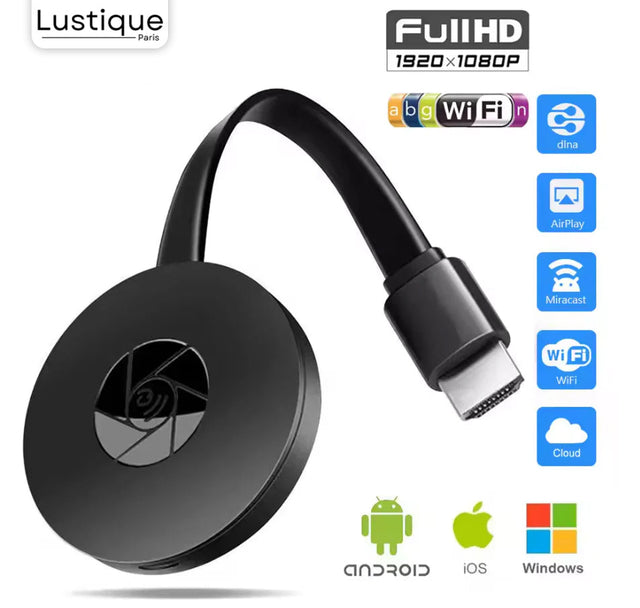 Wireless HDMI Display Adapter | MediaLink 1080P WiFi Screen Mirroring for Android, iOS, Windows & Mac