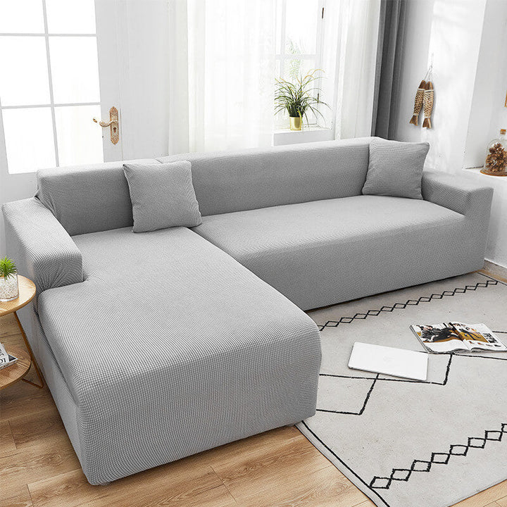 FlexiCover Elastic Sofa Cover – Protection Cover for Corner Sofas and Standard Sofas