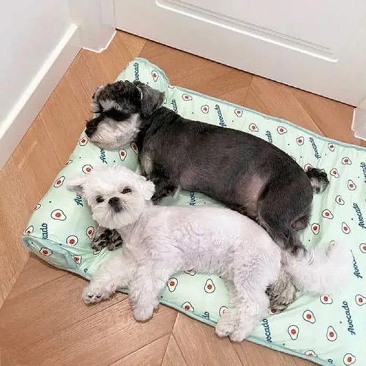 Ice silk cooling mat for pets |