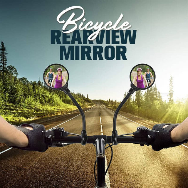 FlexiView bicycle mirror with long bracket |