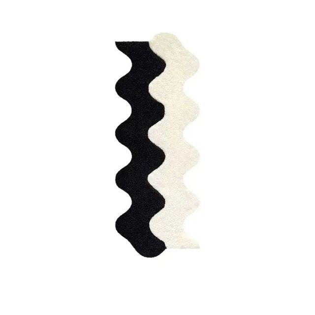 Abstract color Block Rug made of Cotton-Polyester