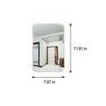 Oval Rectangle Mirror Sticker |