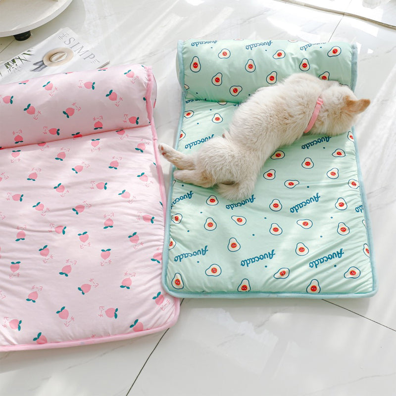 Ice silk cooling mat for pets |