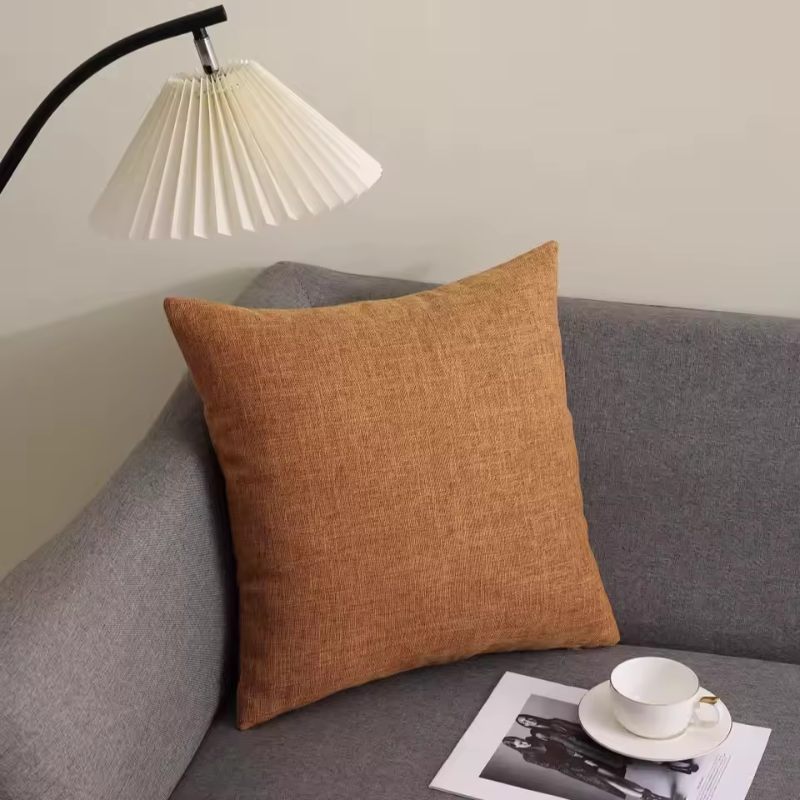 Cotton Linen Pillowcases for Decorative Couch and Chair Cushions