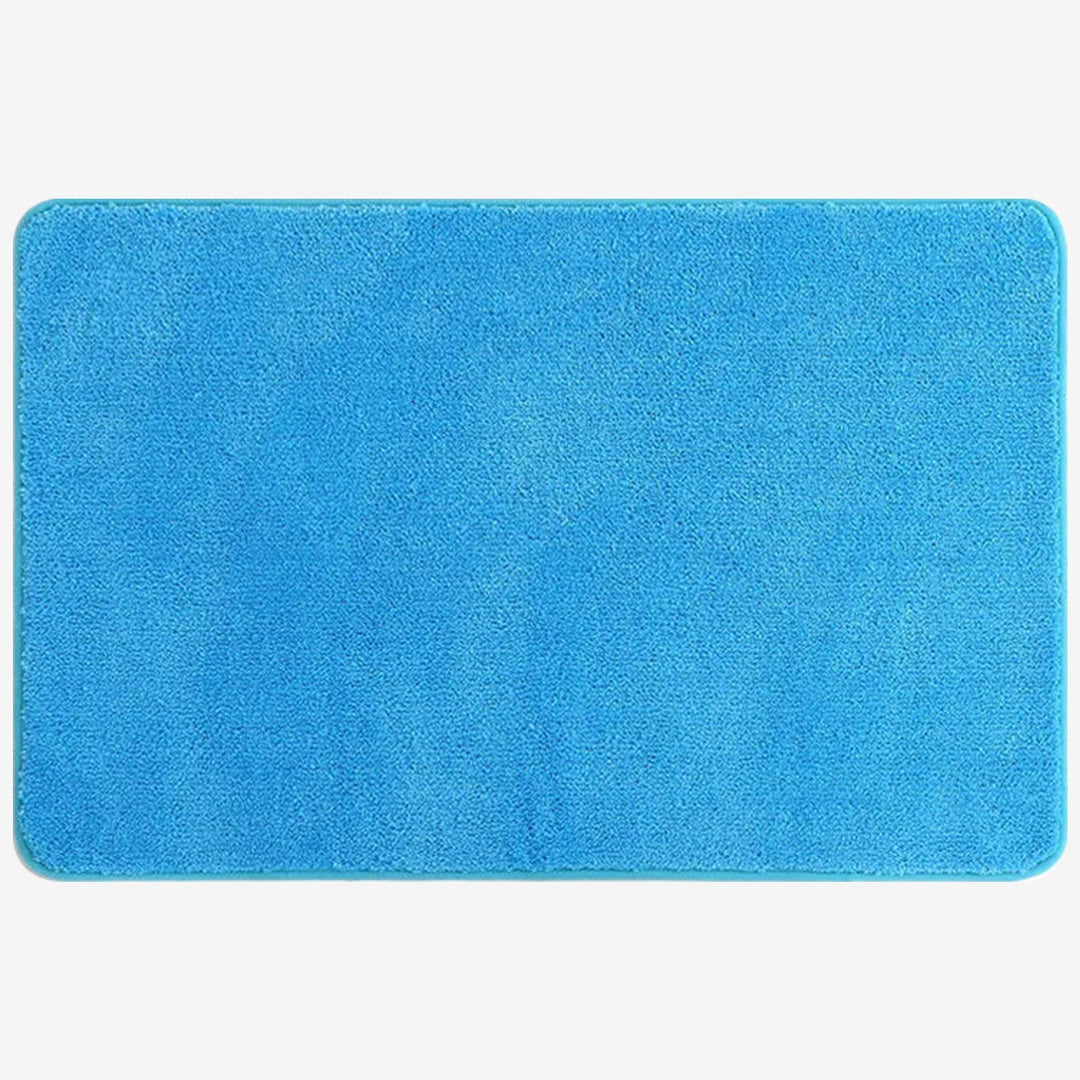 Feblilac Solid colour Tufted Bath Mat, Multiple Sizes Bath Mat, Pure Non-Slip Bath Mat