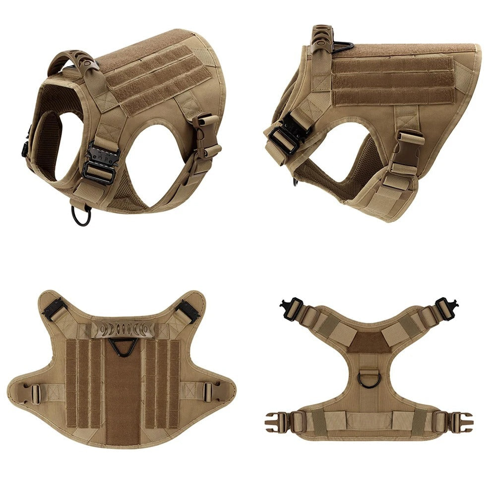 KrachtGrip Dog Harness – Adjustable Tactical Harness for Training &amp; Walks